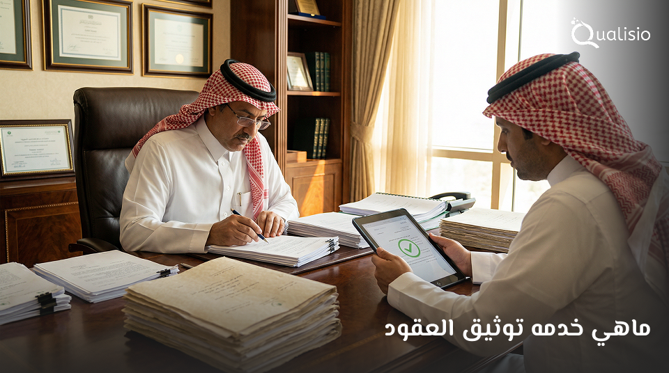 خدمه توثيق العقود